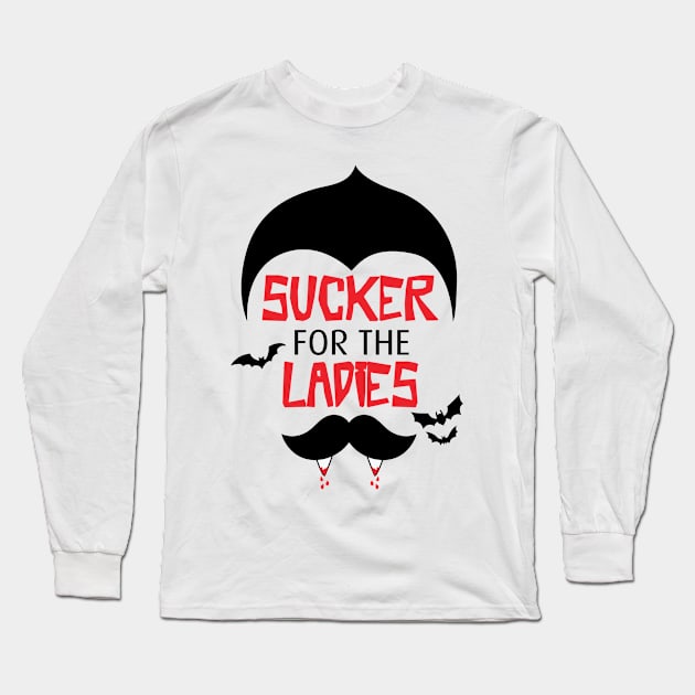 Sucker for the ladies Long Sleeve T-Shirt by MZeeDesigns